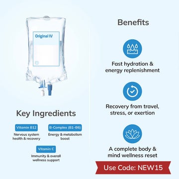 Original IV (Vitamin C, Vitamin B Complex & Vitamin B12)