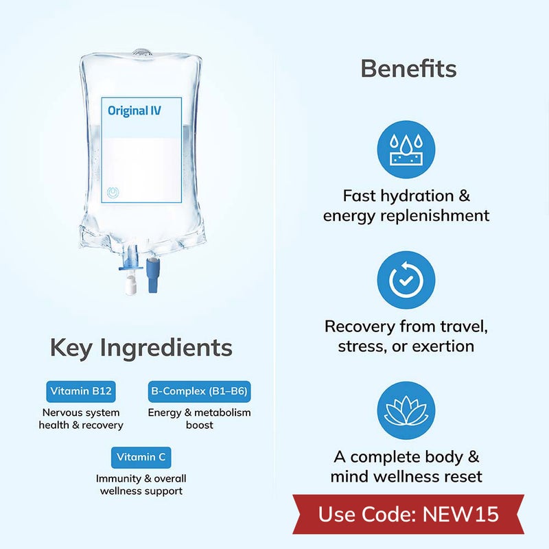 Original IV (Vitamin C, Vitamin B Complex & Vitamin B12)