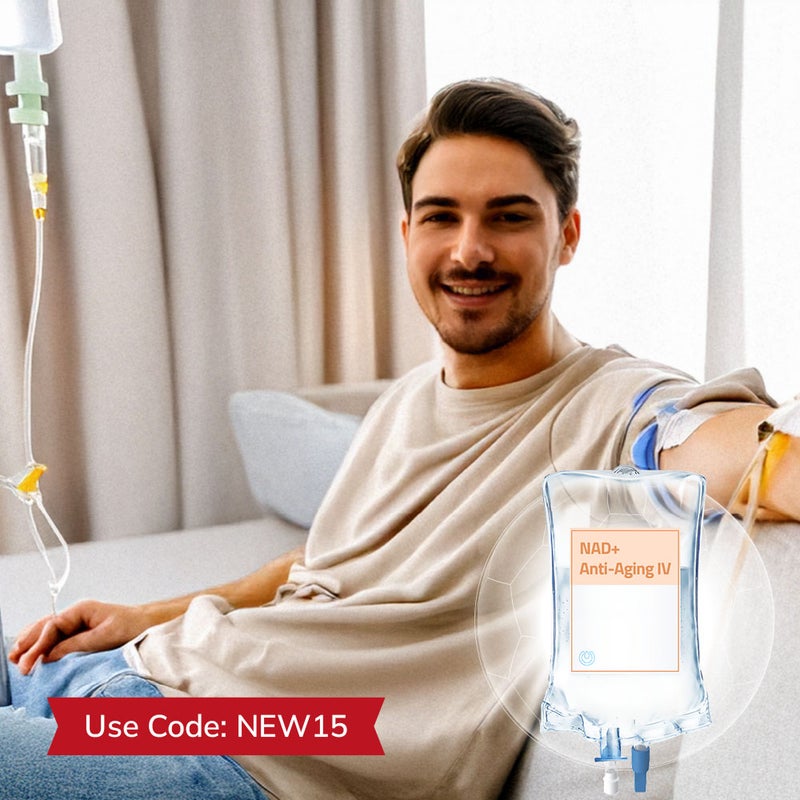 NAD+ Anti-Aging IV Drip (250mg) – 5 Sessions